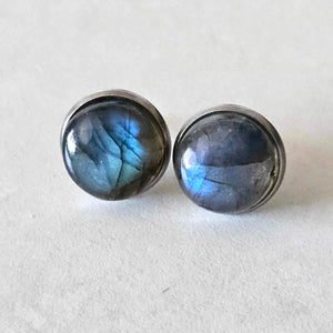 Crystal Cabochon Earrings