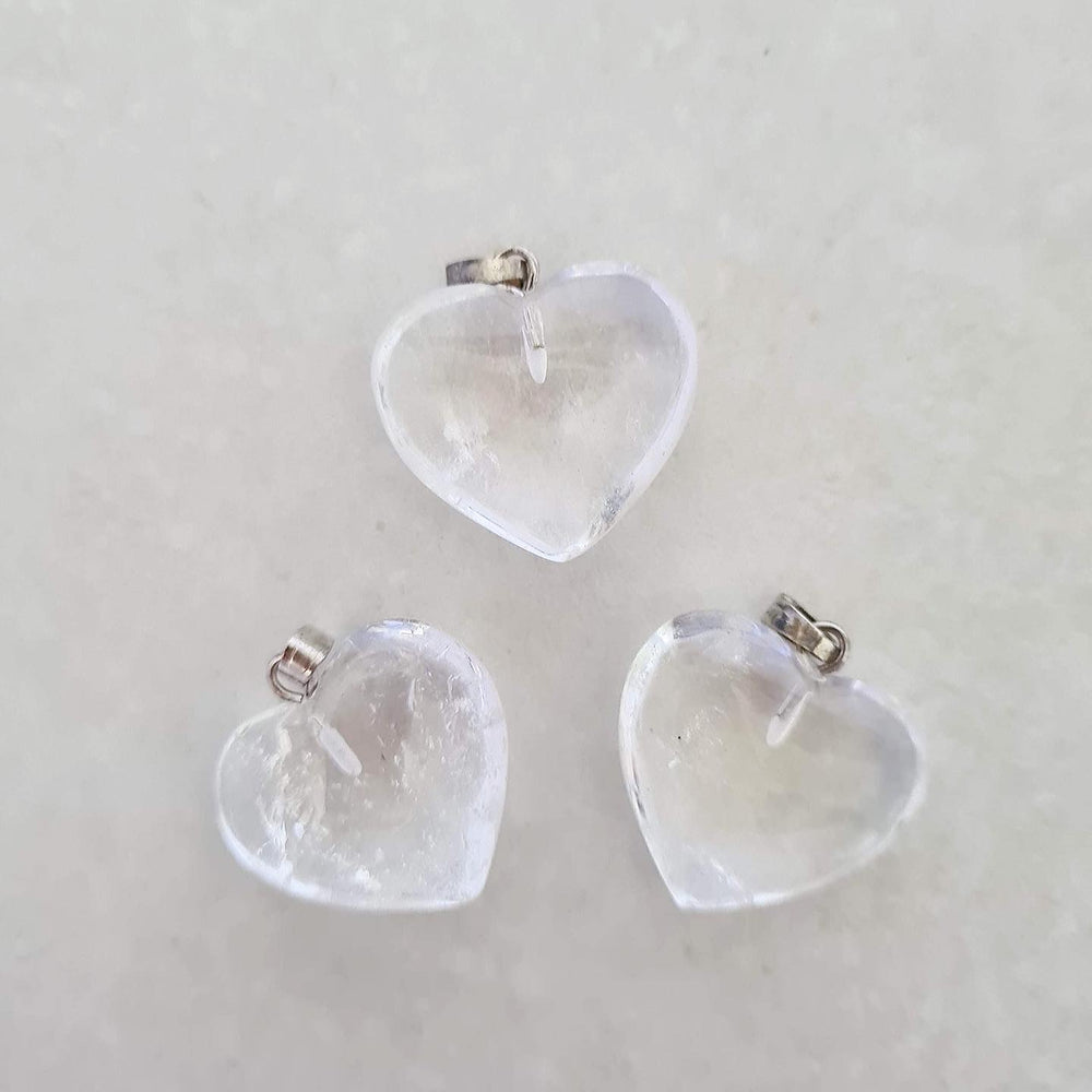 Crystal Heart Pendants