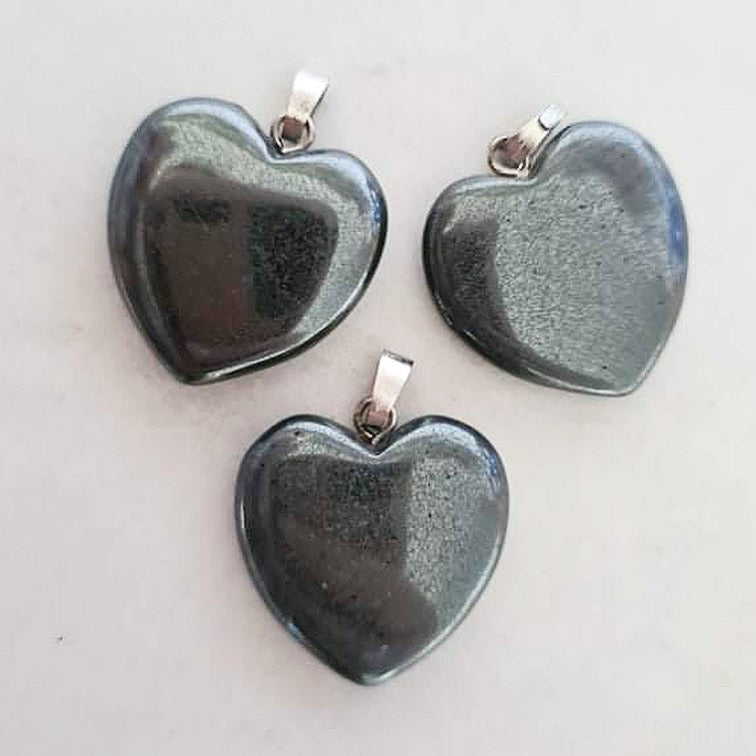 Crystal Heart Pendants