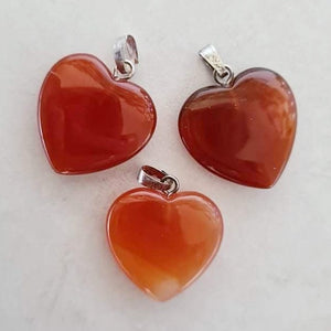 Crystal Heart Pendants