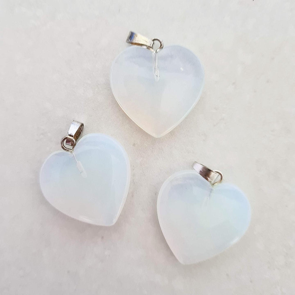 Crystal Heart Pendants