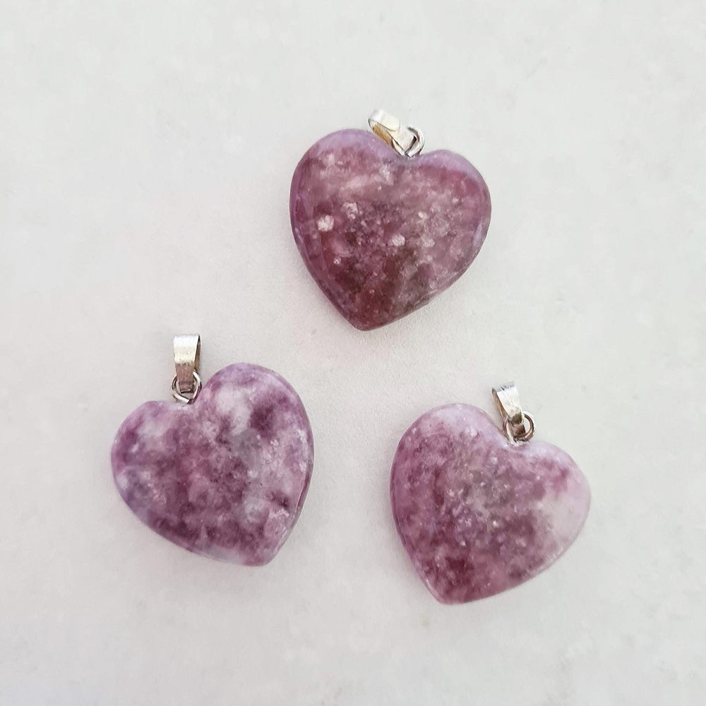 Crystal Heart Pendants