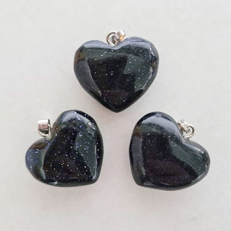 Crystal Heart Pendants