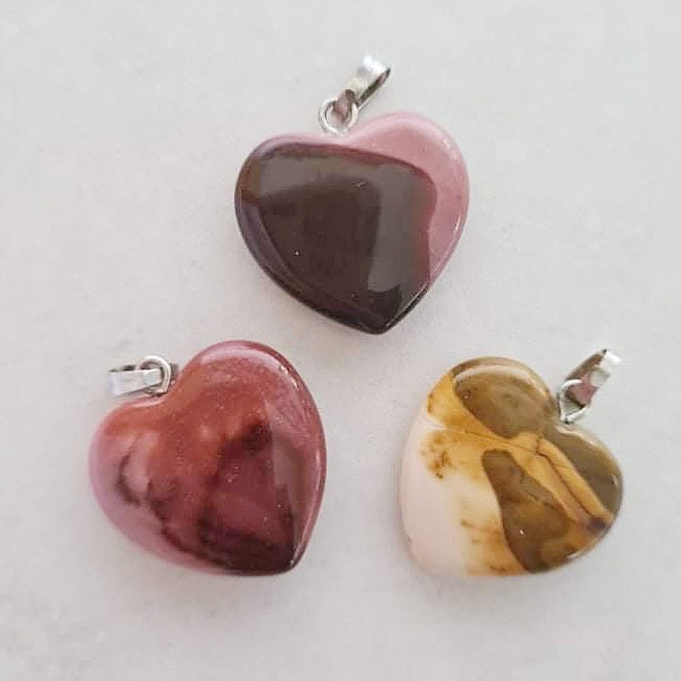 Crystal Heart Pendants