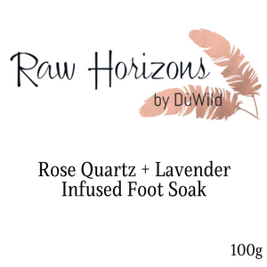 Rose Quartz + Lavender Foot Soak Salts